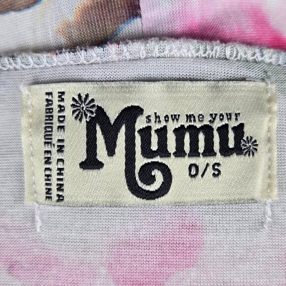 Show Me Your Mumu One Size Floral Robe with Matching Tie Belt Short Sleeve - Picture 9 of 11